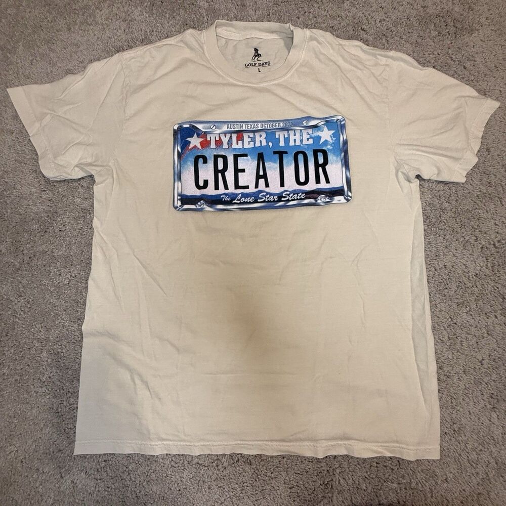 Tyler, The Creator ACL Fest 2024 ‘License Plate’ Shirt Large Austin City Limits